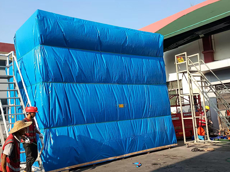 龍崗(gǎng)新能源(yuan)國内真(zhēn)空防雨(yǔ)布木箱(xiang)